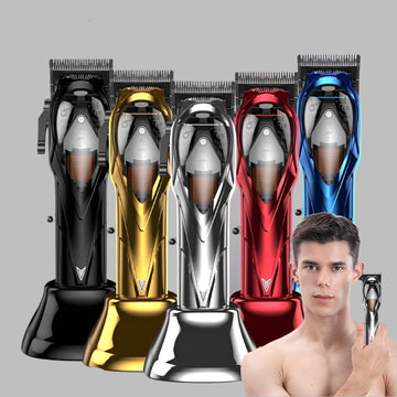 BarberSharp Apex Clipper – Professional Electric Hair Trimmer Kit with USB Charging and Guards