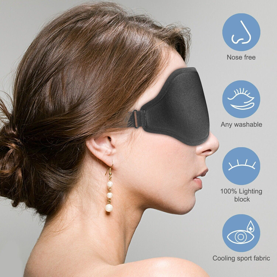 RestEase 3D Sleep Blindfold