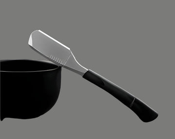 SmoothShave DE Razor – creative Straight Razor with Black Handle and DE Blades