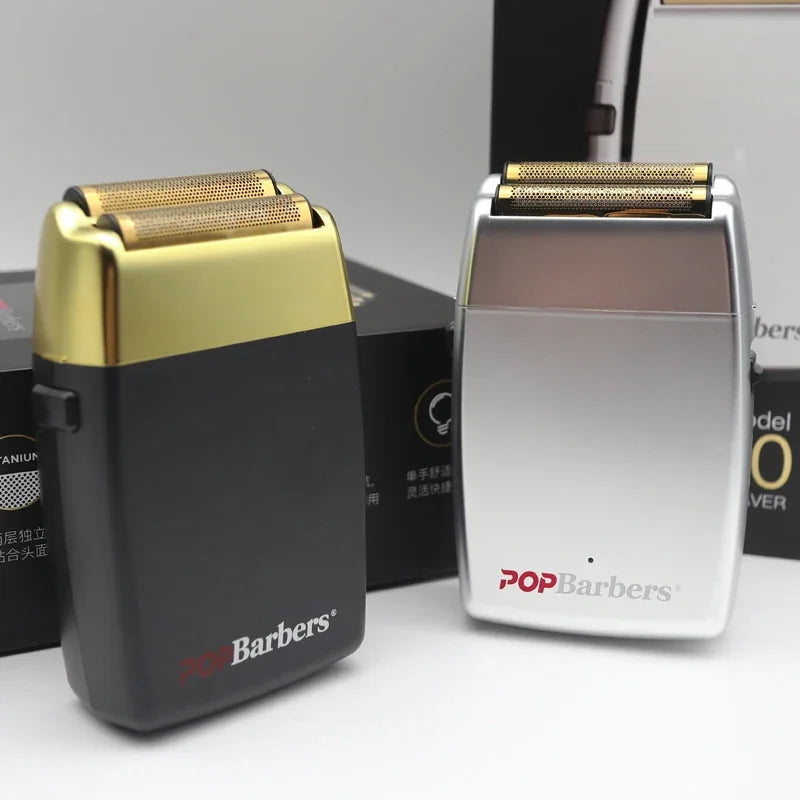 BarberSharp P620 Foil Shaver – 11000 RPM Double Foil Electric Shaver for Head, Beard & Neckline