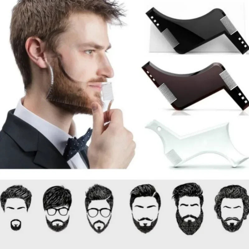 EdgeCraft™ precision beard shaping tool used for jawline grooming – black color